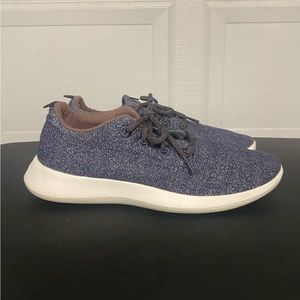 Allbirds Wool Runner Up Mizzles 0821 Navy Blue Running Shoes Sneakers Merino